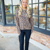Tonya High-Rise Cropped Pants, Black