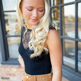 Kourt Sweater Top, Black