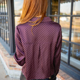 Take A Little Time Top, Dark Brown