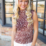 Natural Instinct Top, Brown