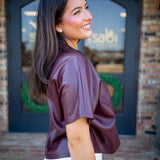 Bazin T-Shirt, Maroon