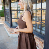 Manor House Mini Dress, Brown