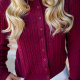 Forever Favorite Cardigan, Wine