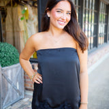 Midnight Flirt Top, Black