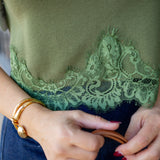 Delicate Balance Sweater, Olive