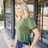 Delicate Balance Sweater, Olive