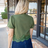Delicate Balance Sweater, Olive