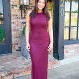 Always the Moment Maxi Dress, Maroon