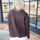 Just Between Us Sweater, Brown