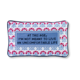 Uncomfortable Needlepoint Pillow