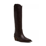 Greva Tall Boots, Brown Smooth