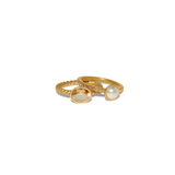 Trust Your Journey Double Pearl Ring