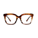 Cleo Glasses, Brown Ombre Horn