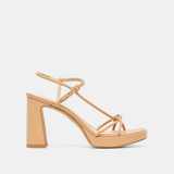 Odete Heels, Light Tan Leather