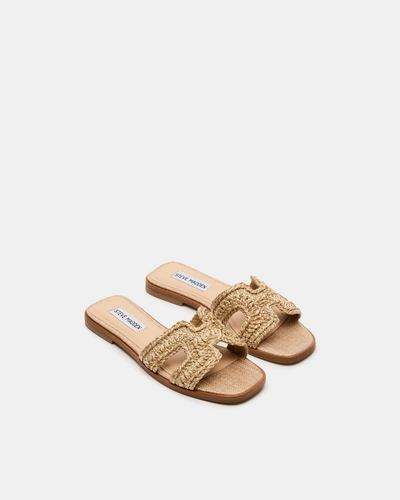 Hayden Crotchet Sandal, Raffia