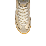 Firefly Metallic Sneakers, Gold/Off White