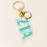 Sorority Stripes Acrylic Keychain