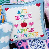 Sorority Needlepoint Pillow