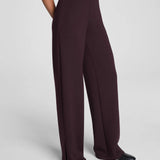SPANX AirEssentials® Zero Waistband Wide Leg Pant, Truffle Brown