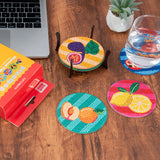 Diamond Art Acrylic Coaster Kit, Tutti Frutti