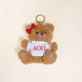 Sorority Teddy Bear Bag Charm