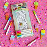 Ice Cream Coloring Socks