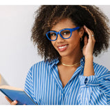 Bee Glasses, Blue/Floral