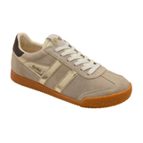 Elan Glitz Sneakers, Bone/Gold/Dark Brown