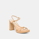 Odete Heels, Light Tan Leather