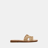 Hayden Crotchet Sandal, Raffia