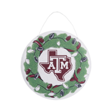 Texas A&M Wreath/Helmet Burlee