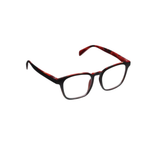 Latte Glasses, Black/Fire Tortoise