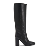 Bardonny Knee High Boots, Smooth Black