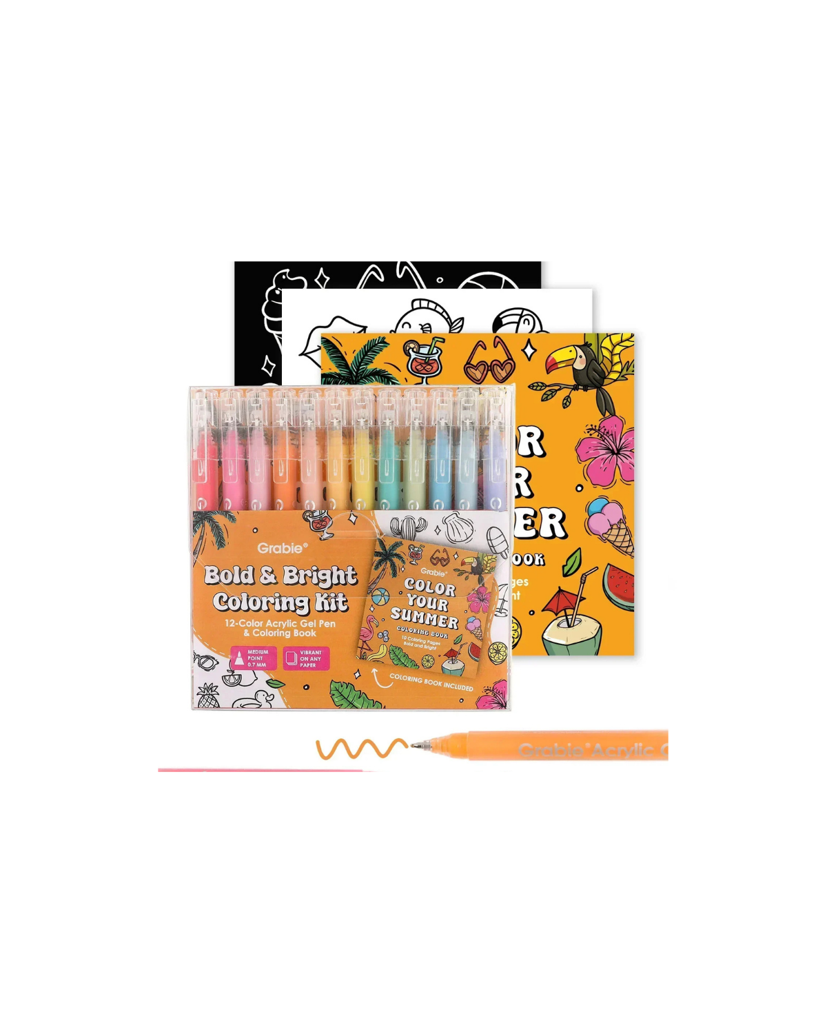 Bold & Bright Coloring Kit