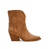 Audray Whipstitch Booties, Camel