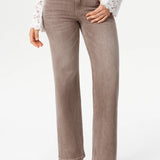 Briar Mid Rise Straight Leg Jeans, Coffee