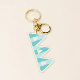 Sorority Stripes Acrylic Keychain