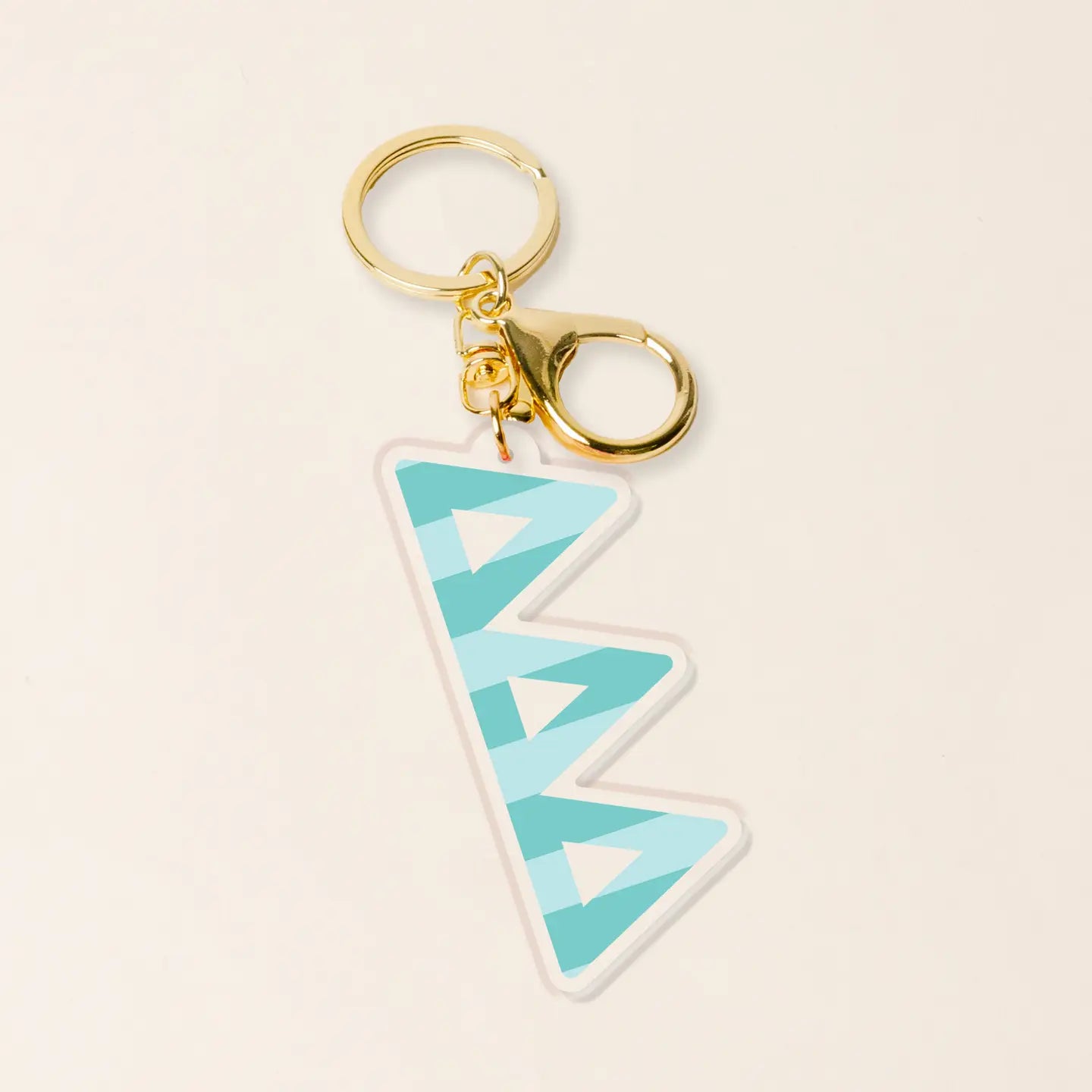 Sorority Stripes Acrylic Keychain