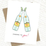 Topo Cheers To You Greeting Card