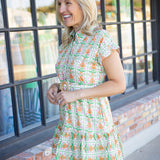 Golden Hour Mini Dress, Orange
