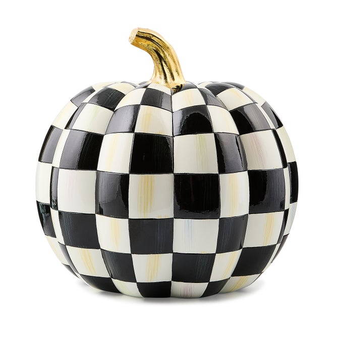 Courtly Check Illuminated Jack O'Lantern
