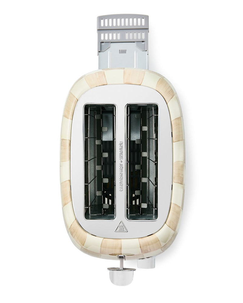 Mocha Check 2-Slice Toaster