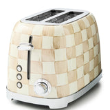 Mocha Check 2-Slice Toaster