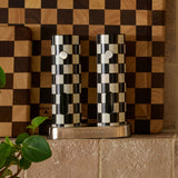 Courtly Check Electric Salt & Pepper Grinder Set