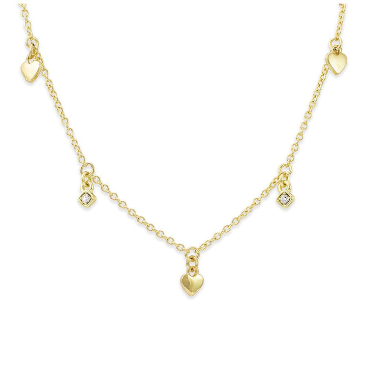 Bunches of Love Dangle Necklace, Gold
