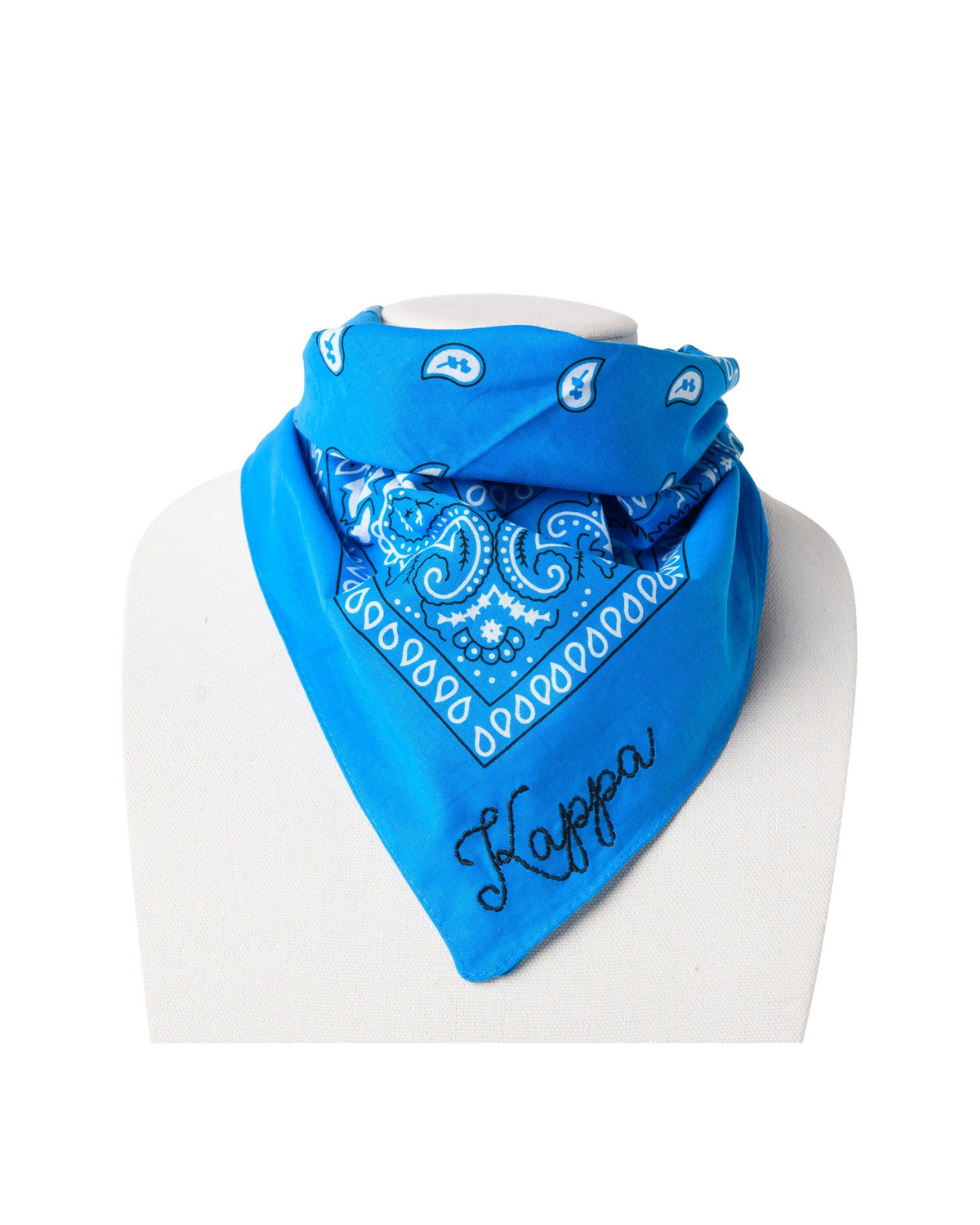 Sorority Cotton Embroidered Bandana