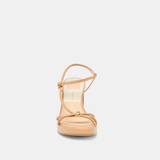 Odete Heels, Light Tan Leather