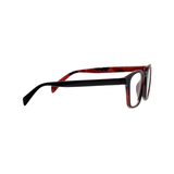Latte Glasses, Black/Fire Tortoise