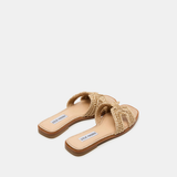 Hayden Crotchet Sandal, Raffia