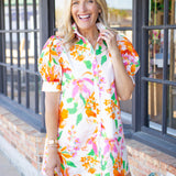 Scenic Route Dress, Blush Multi